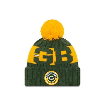 Sapca New Era Green Bay Packers NFL Cold Weather Sport Knit Beanie - Verzi